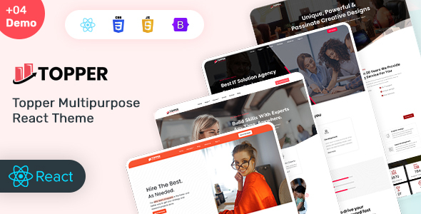 Topper - Education Learning & Agency React Theme