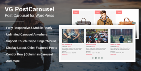 VG PostCarousel - Post Carousel for WordPress