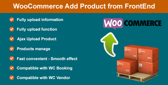 WooCommerce Add Product from FrontEnd