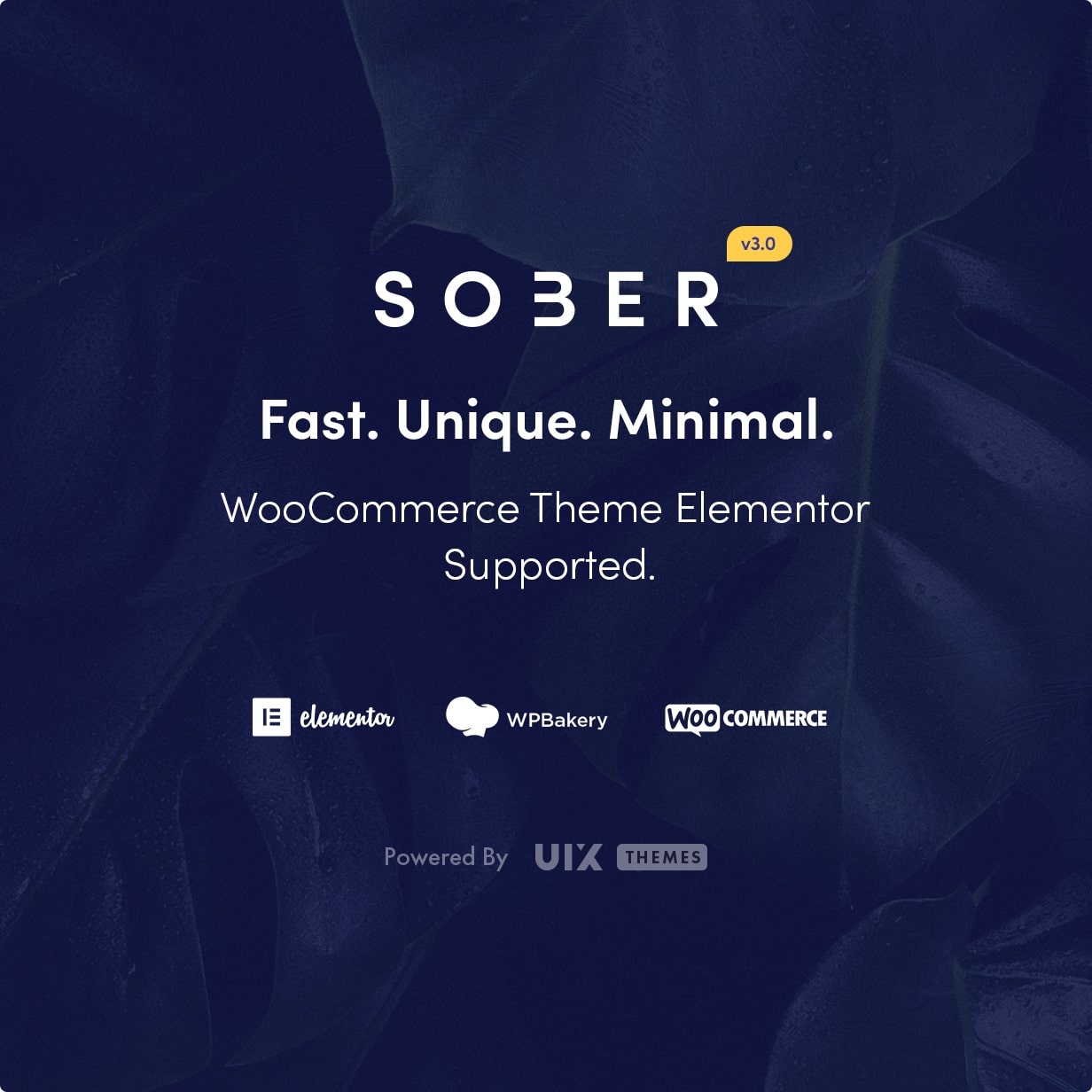 Sober WooCommerce WordPress theme