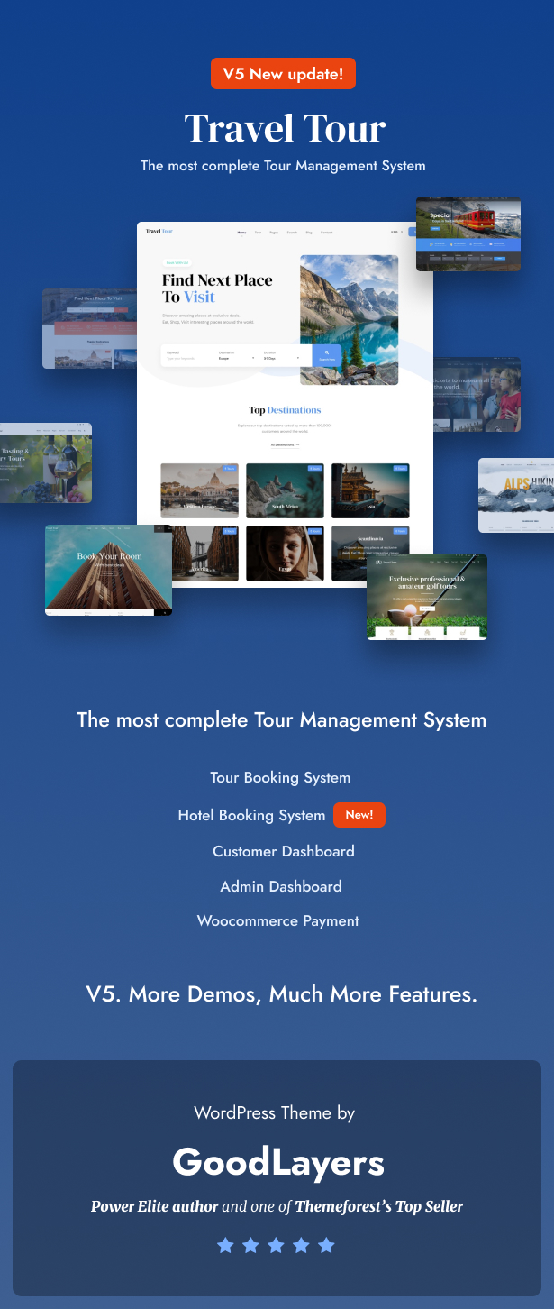 TravelTour - Travel & Tour Booking WordPress - 1