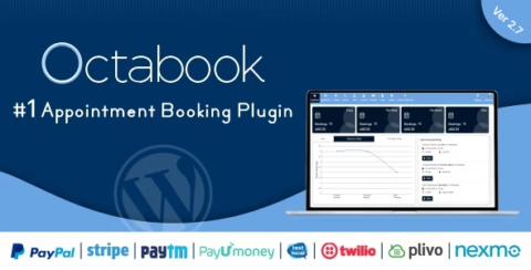 Octabook appointment scheduling software system for wordpress