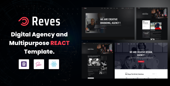 Reves - Software and Digital Agency React Template