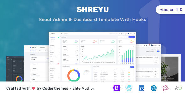 Shreyu - React Admin & Dashboard Template