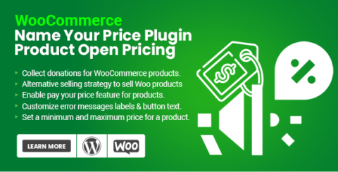 WooCommerce Name Your Price (Product Open Pricing)