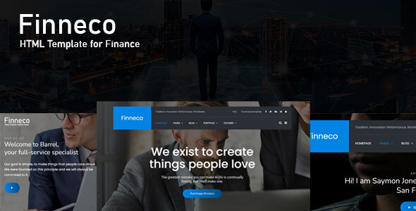 Finneco - Busines/Finance HTML Template