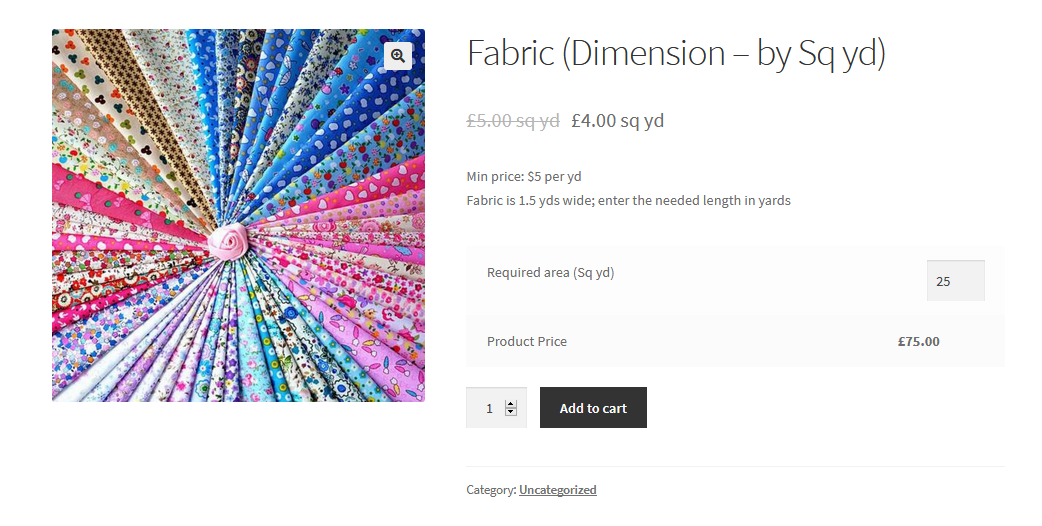 Fabric Dimension