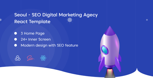 Seoul - SEO Digital Marketing Agency React Template