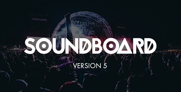 Soundboard - a Premium Responsive Music WordPress Theme