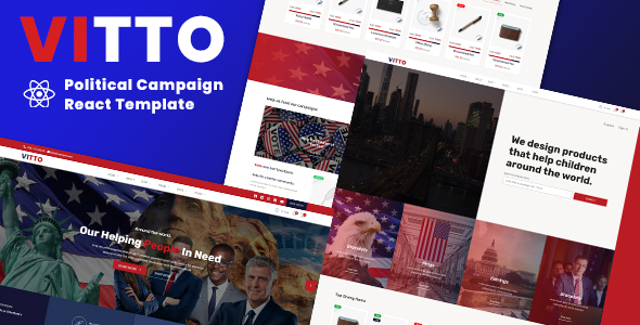 Vitto | Political Campaign React Template