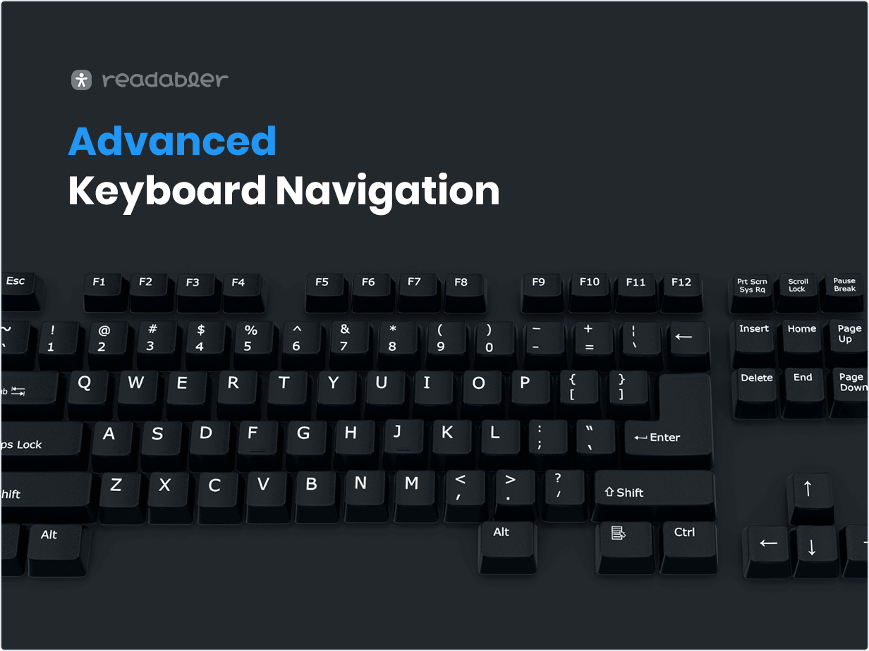 Advanced Keyboard Navigation 