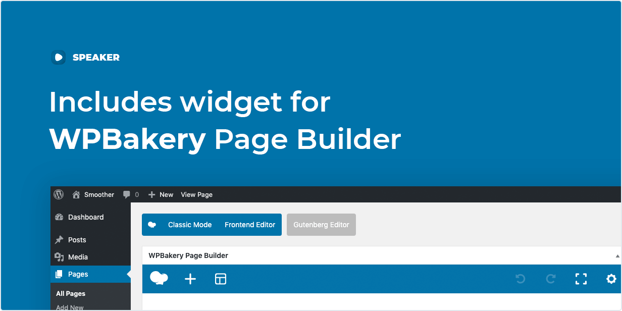 Fully compatible width WPBakery Page Builder