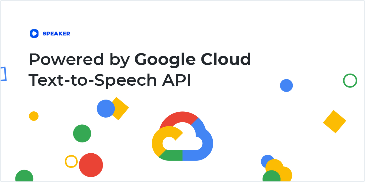 Powered by Google Cloud Text-to-Speech API