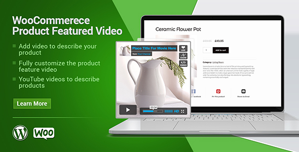WooCommerce Product Video - Featured  Video