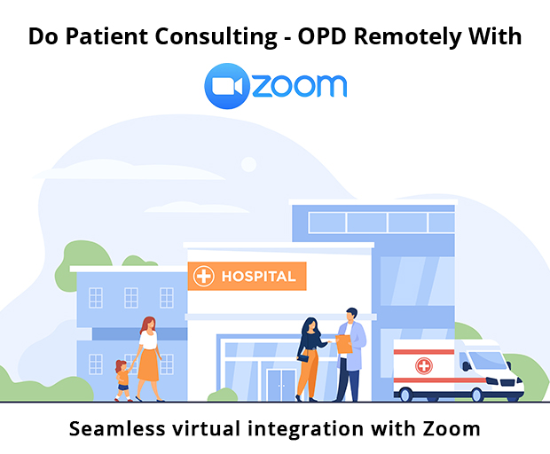 remote patient consulting software - zoom integration clinic
