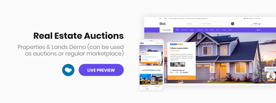 iBid - Multi Vendor Auctions WooCommerce Theme - 5