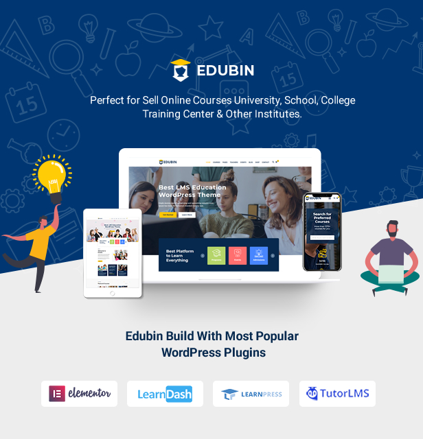 Education WordPress Theme Intro | Edubin