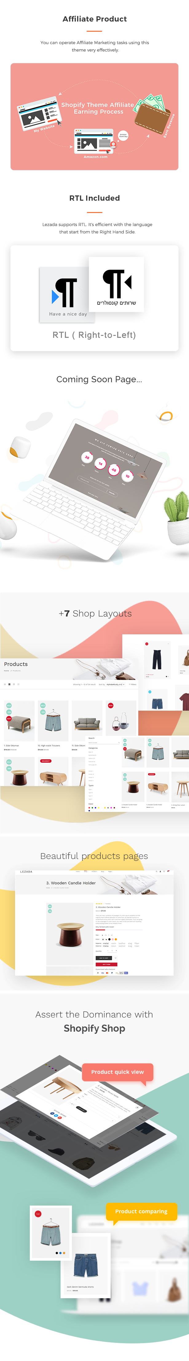 Lezada - Fully Customizable Multipurpose Shopify Theme - 13