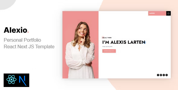 Alexio – React NextJS Personal Portfolio