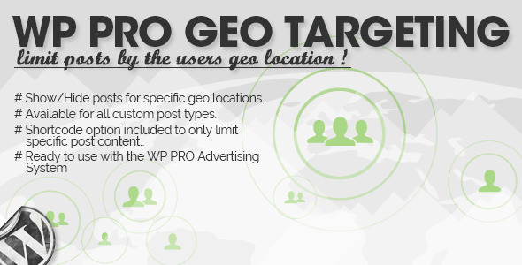 WP Pro Geo Targeting