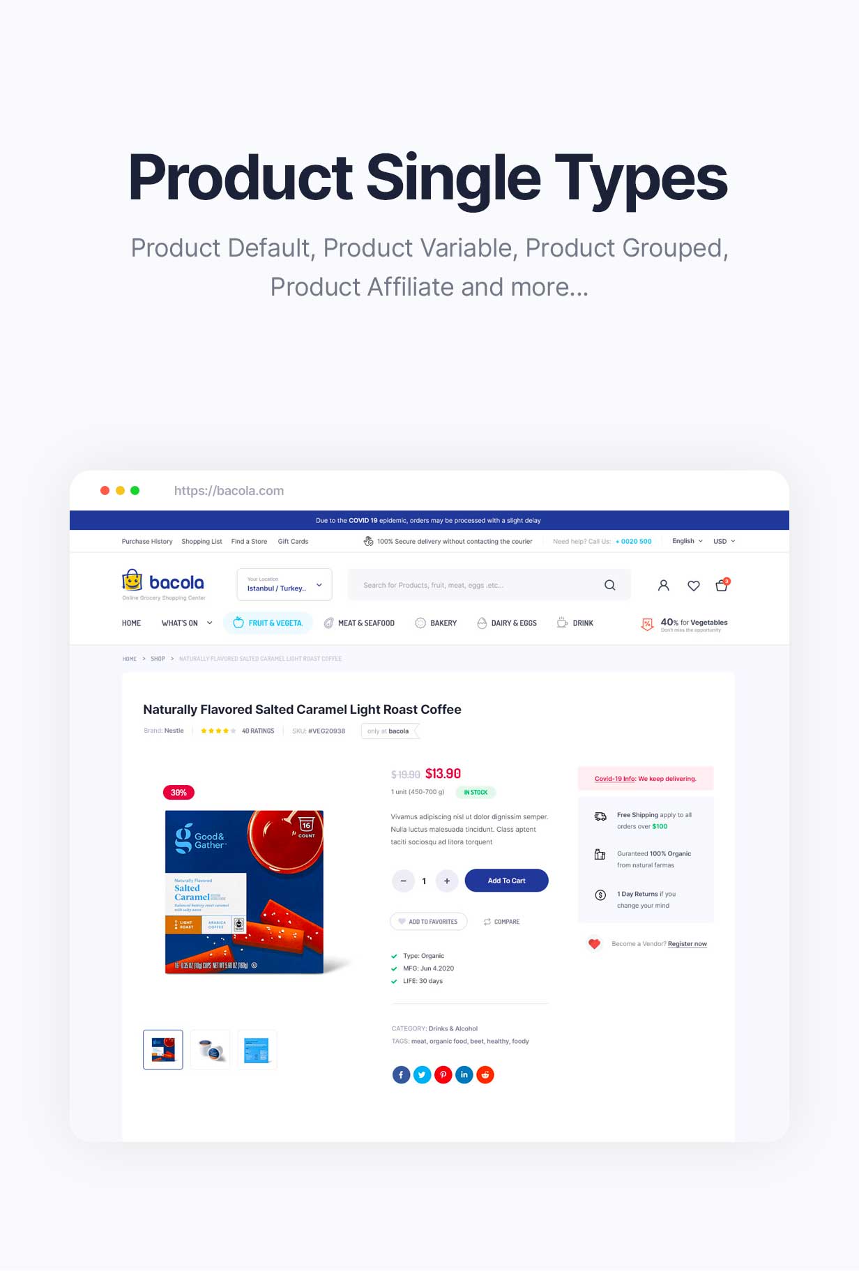 Bacola - Grocery Store and Food eCommerce Theme - 10
