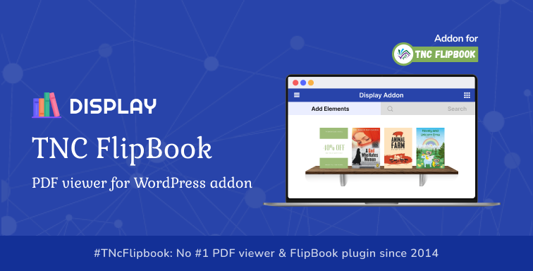 Display - TNC FlipBook - PDF viewer for WordPress Addon