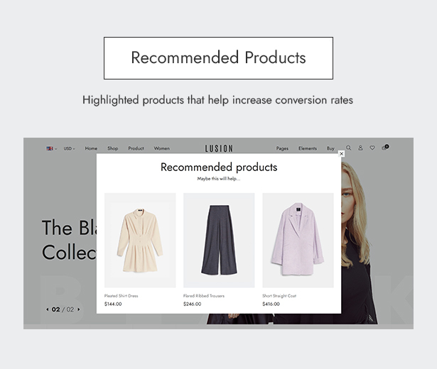 Lusion - Multipurpose Ecommerce WordPress Theme - Recommended Products