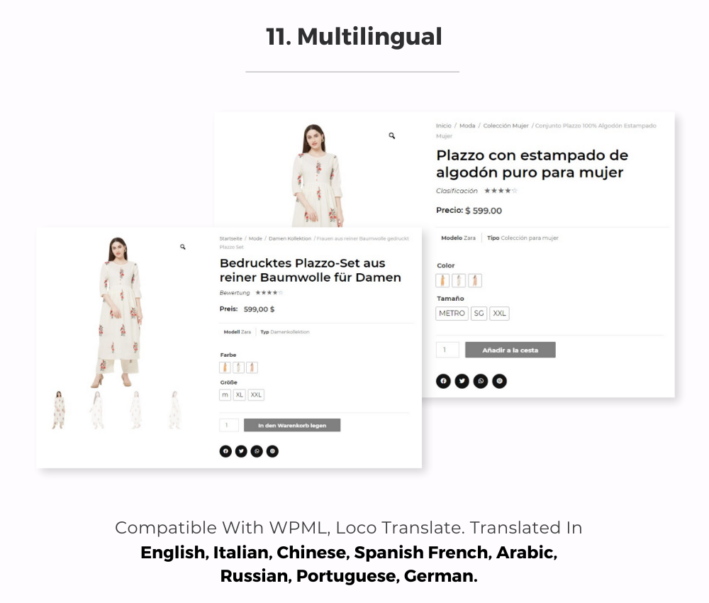 Multilanguage WooCommerce Plugin