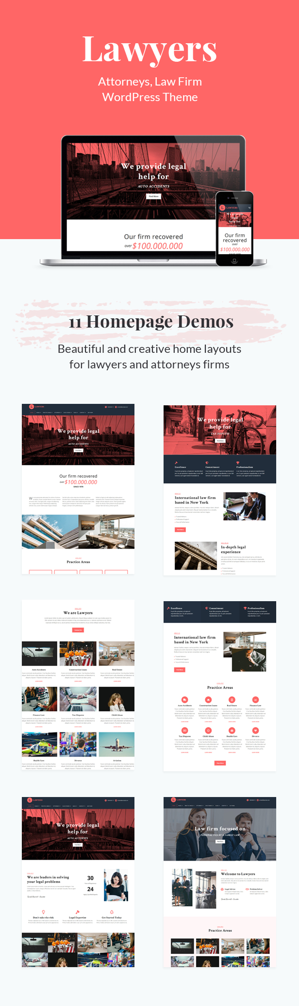 Lawyers - Attorney Law Consulting Theme - 2