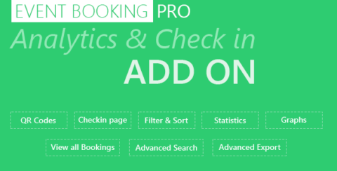 Event Booking Pro: Analytics & Checkin Addon