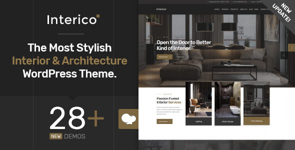 Interico - Interior Design & Architecture WordPress Theme