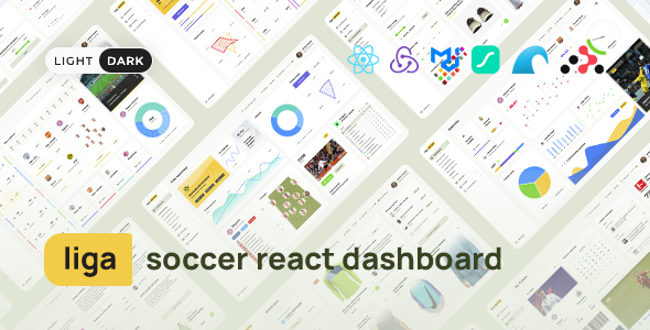 Liga Soccer – React Dashboard Template