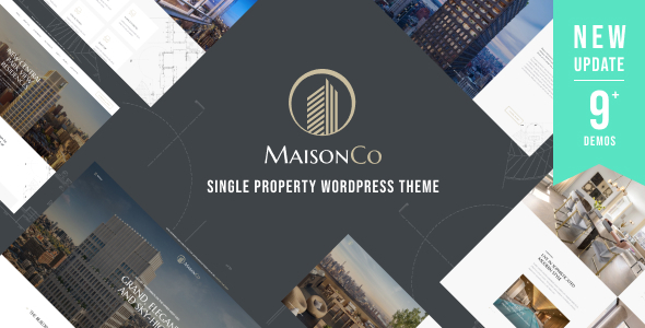 MaisonCo - Single Property WordPress Theme