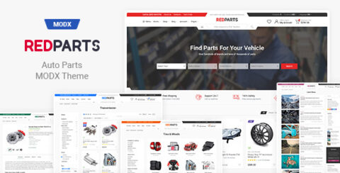 RedParts – Auto Parts eCommerce MODX Theme