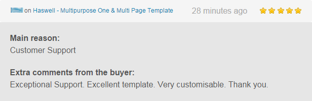 Haswell - Multipurpose One & Multi Page Template - 22