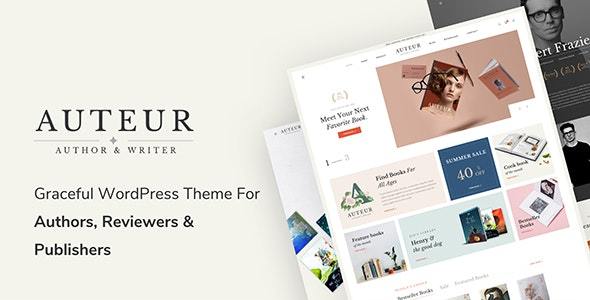 Auteur – WordPress Theme for Authors and Publishers
