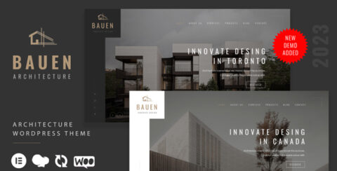 BAUEN - Architecture & Interior  Elementor WordPress Theme