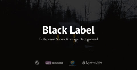 Black Label - Fullscreen Video & Image Background