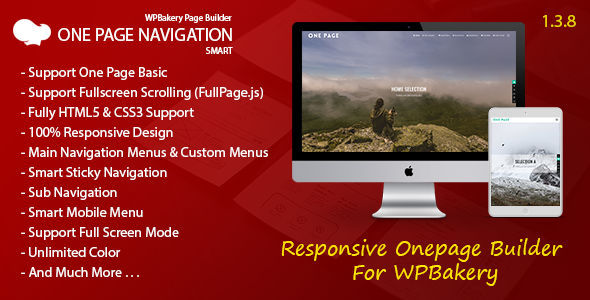 Smart One Page Navigation - Addon For WPBakery Page Builder