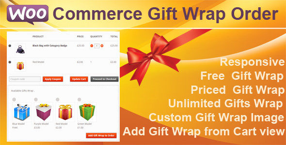 WooCommerce Gift Wrap Order