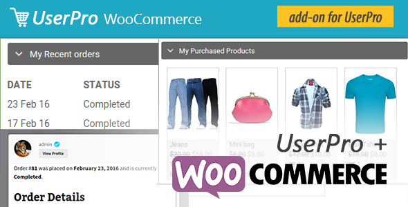 WooCommerce integration for UserPro