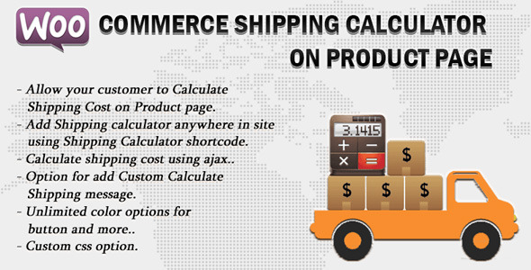 Woocommerce Shipping Cost Calculator On Product Page