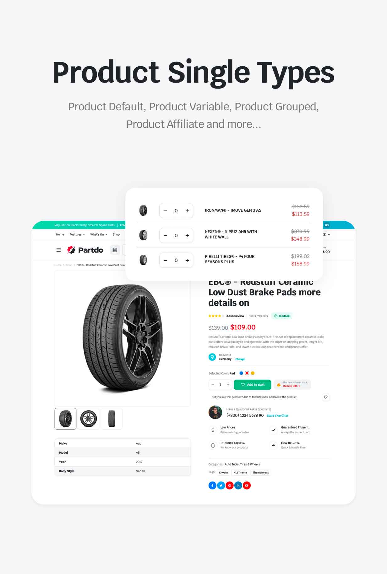 Partdo - Auto Parts and Tools Shop WooCommerce Theme - 17