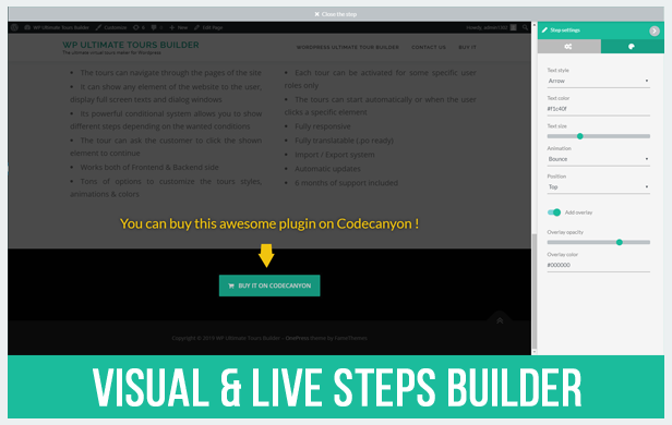 Visually create your steps