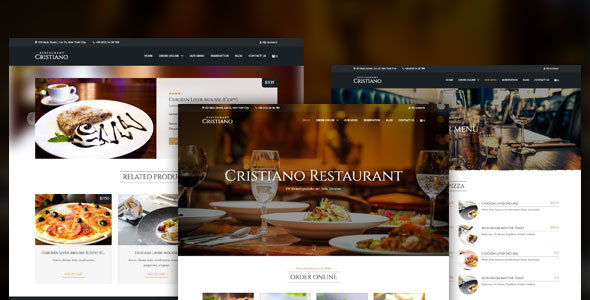 Cristiano - Restaurant WordPress Theme