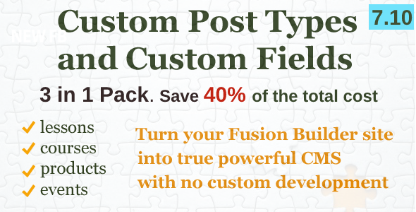 Custom Content Pack for Fusion Builder