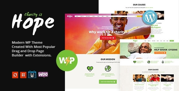 Hope | Non-Profit, Charity & Donations WordPress Theme + RTL