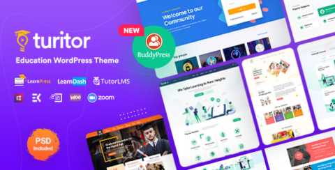 Turitor - Education WordPress Theme