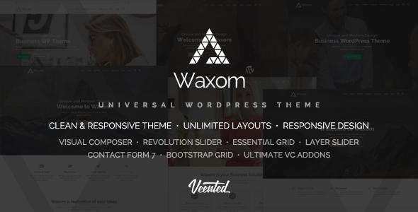 Waxom - Clean & Universal WordPress Theme