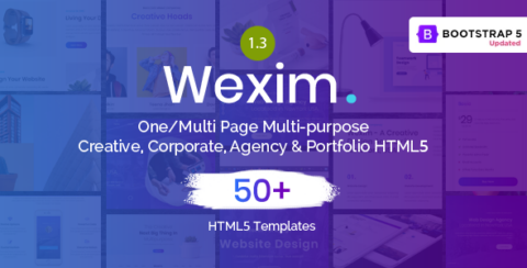 Wexim - One Page Parallax